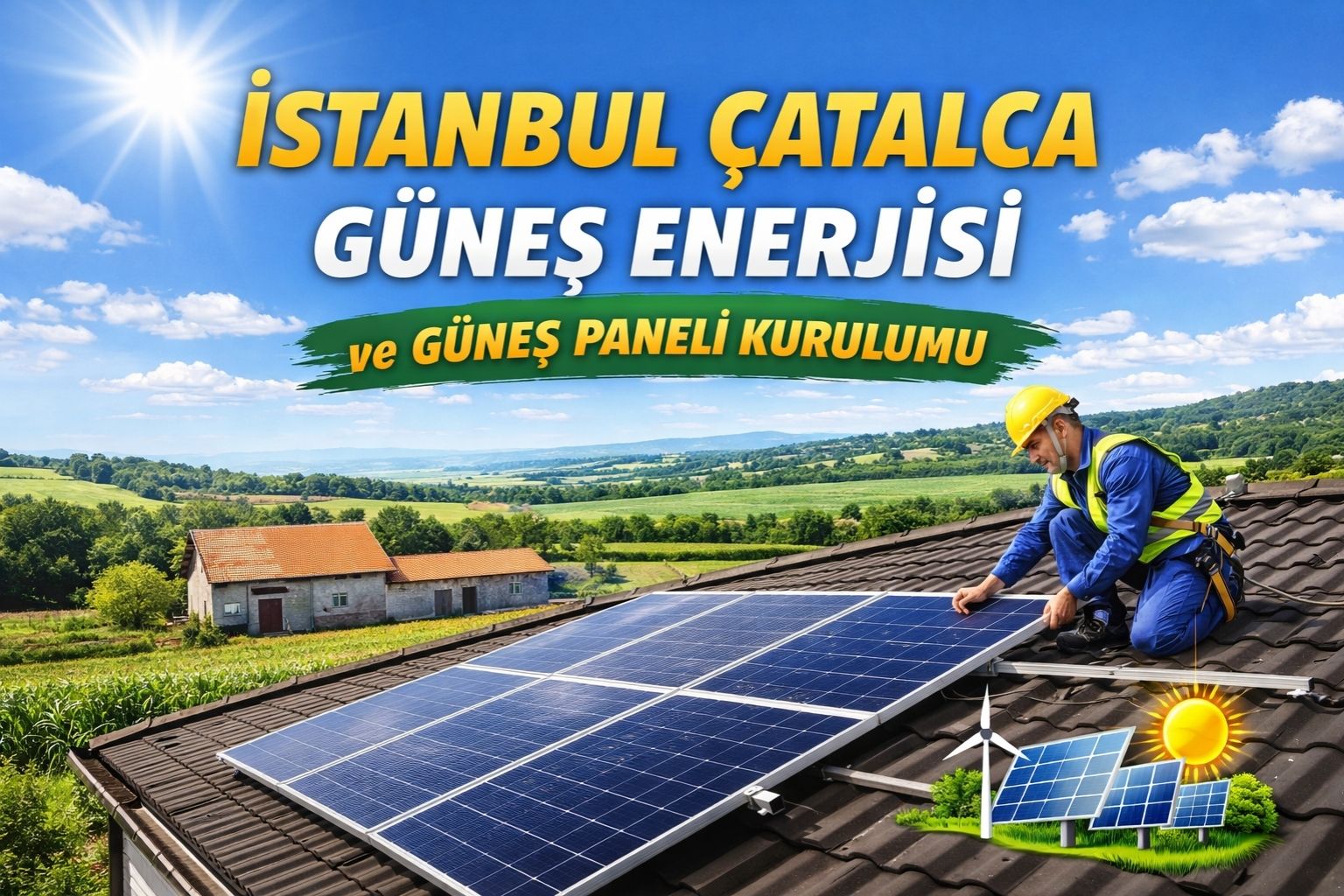 Çatalca Güneş Enerjisi | Profesyonel Panel Kurulumu