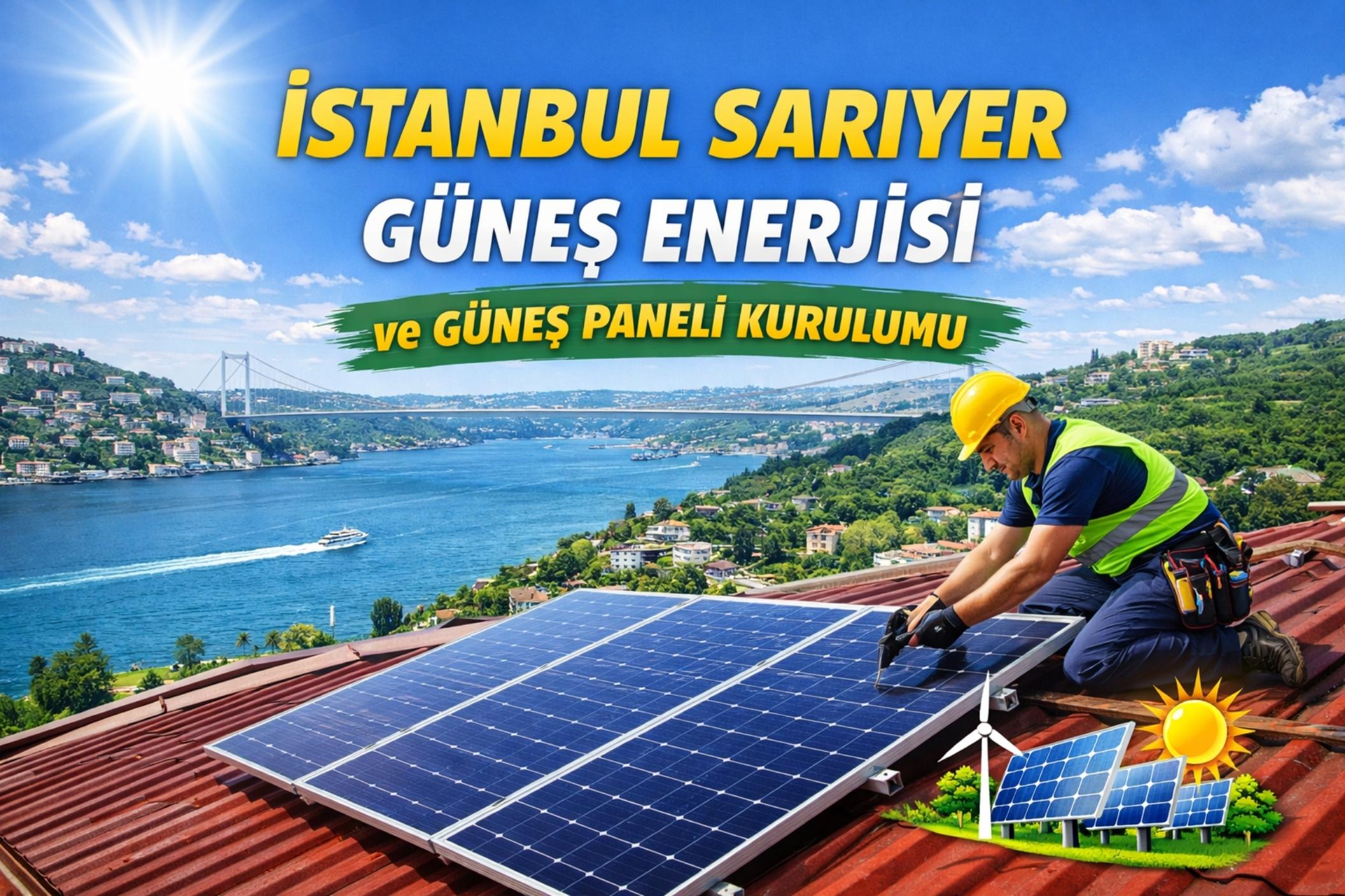 Sarıyer'de Güneş Enerjisi ile Tanışın: Boğaz'ın İncisinde Tasarrufun Keyfini Çıkarın